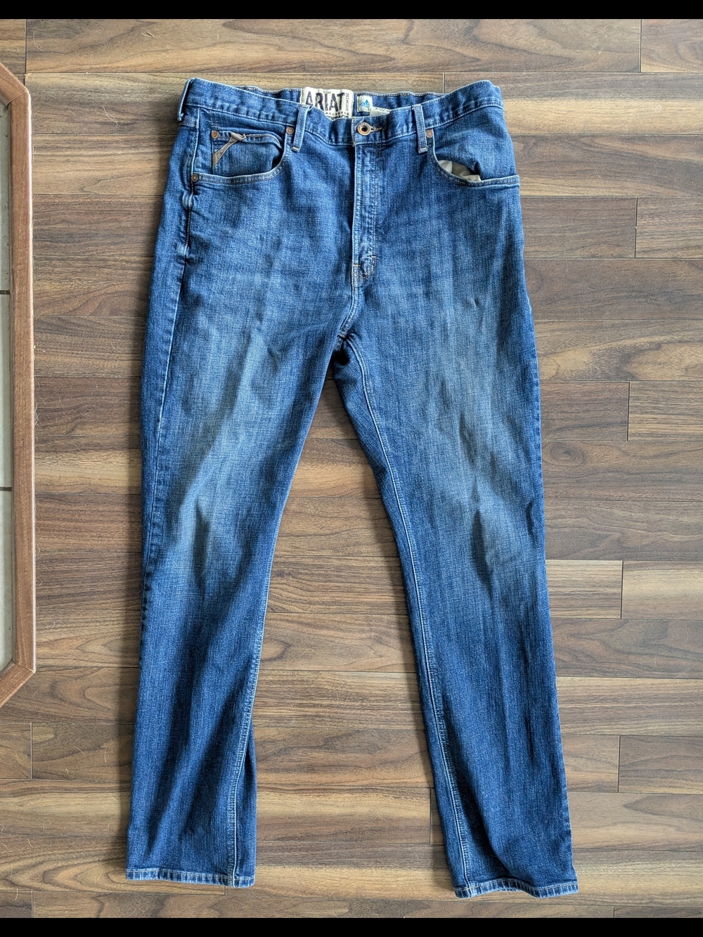 Ariat Men's Dark Indigo Slim Straight Jeans
